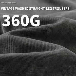 Pantalon de Travail Homme Coupe Ajustée Droite avec Multiples Poches, 100% Coton Respirant Anti-Bouloches et Cordon de Serrage - Product Image 6