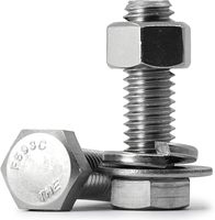 Hot Sale Zinc Hex Head 15x1.5 Oil Drain Bolt and Nut Price List Storage Bins Rack Bolts and Nuts Storage