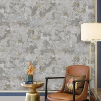 Papier peint moderne BLOOM1Series à lattes naturelles, motif floral abstrait en PVC, 0,53*9,2m, pour salon, hôtel, chambre, salle à manger, couloir d'escalier