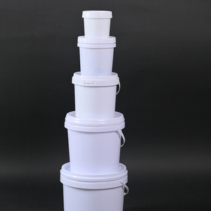 Bán Buôn Tùy Chỉnh 1L-30L Vòng Nhựa Xô Cấp Thực Phẩm PP Chất Liệu Với Nắp Có Thể Tái Chế Dày Xô Tùy Chỉnh Màu Sắc - Product Image 3