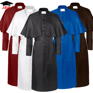 Polyester Clergé Vestment Robes À La Mode Hommes Femmes Église Vêtements pour Prêtre Ministre Traditionnel Musulman - Product Image 4