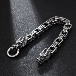 316L Stainless Steel Fashion Jewelry Bracelets <b>Bangles</b> Dragon Chain Bracelet Fashion Jewelry - Product Image 4