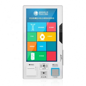 23.6 Inch Self Service Kiosk Flat Screen Automatic Touch Screen Keypad Payment Ticket Self Service Kiosk <b>With</b> <b>Printer</b> <b>Scanner</b> - Product Image 4