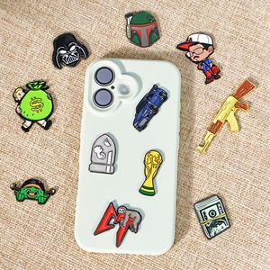 Pin de Esmalte Metálico Personalizado 3M, Insignia de Aleación de Zinc, Impresión Personalizada, Logotipo Colorido, Adhesivo Metálico para Carcasa de Teléfono Móvil - Product Image 1