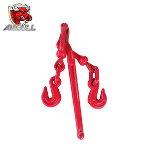 Ambull Tendeur de chaîne forgé Type de levier Liant de charge Fixation à cliquet Finition galvanisée G70/G80 Exporté en Russie Sac emballé - Product Image 1