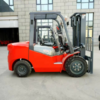 Chariots élévateurs diesel d'occasion JXforklift de 3, 4 et 5 tonnes, avec mât à 3 étages et élévateur hydraulique, prix usine