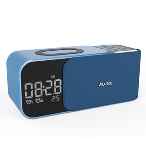 Haut-parleur BL, <span class=keywords><strong>radio</strong></span> FM, carte TF, AUX, charge rapide, <span class=keywords><strong>réveil</strong></span>, <span class=keywords><strong>chargeur</strong></span> multifonctionnel magnétique 3 en 1 - Product Image 2