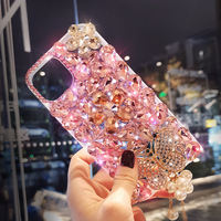 Vente en gros d'usine, coque de téléphone en TPU + strass, paillettes, antichoc, papillons, fleurs, pour 11 12 13 14 15 Pro Max