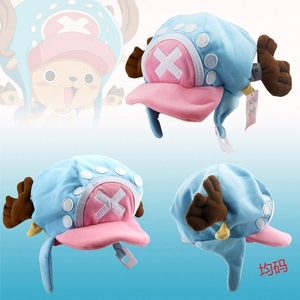 5 Styles 1 Pièce Trafalgar D. Water Law <span class=keywords><strong>Chopper</strong></span> Kawaii Cartoon Cosplay Party For Winter Unisexe Anime Plush Hat - Product Image 2