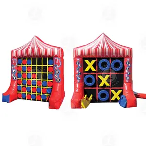 Tic Tac Toe & 4 Spot Inflatable 2 Games in 1(Noughts and Crosses & Connect 4)