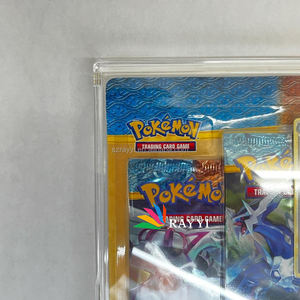 Boîte de protection en acrylique ultra transparente pour Pokémon, lot de 3, blister, scellée avec un couvercle magnétique - Product Image 4