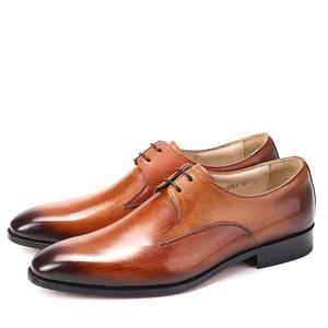 Chaussures Oxford en cuir de vache durable à bout pointu, talon renforcé, semelle extérieure en caoutchouc antidérapante, soutien de la voûte plantaire et imperméables pour hommes - Product Image 4