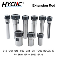 Porte-outil de fraisage CNC tige d'extension de broche tige droite tige d'extension Type A UM Type ER20 25 32 mandrin de pince de coupe
