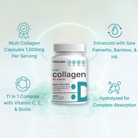 Formule Santé Femme 300 Comprimés Multi-Collagène Vitamine C Palmier Nain Silice Acide Hyaluronique Compléments Alimentaires Favorise la Santé des Cheveux et des Ongles