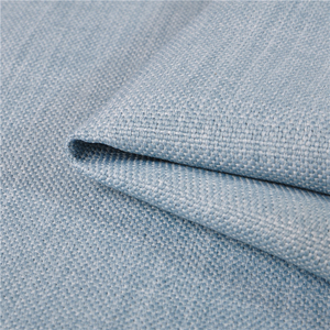 100% von Natur aus schwer entflammbares Polyester-Leinen wie verdunkelte Vorhangs toffe für Hotels - Product Image 3