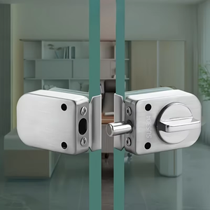 Specializes in Manufacturing Glass Fittings Stainless Steel Office Glass Door Handle <b>Lock</b> - Product Image 3