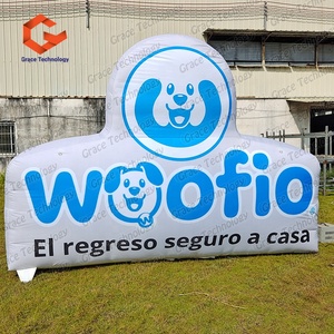 Panneau publicitaire gonflable portable à gonflage et dégonflage rapides, enseigne gonflable avec logo <span class=keywords><strong>pour</strong></span> événements extérieurs et devantures de magasins - Product Image 2