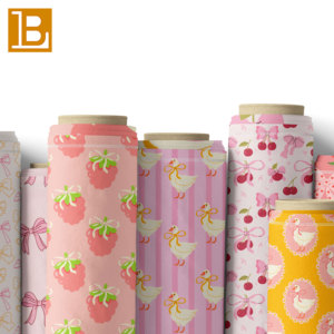 Tissu en coton BILU 2026, nouveau, mignon et coloré, tissu en coton doux à motifs de dessins animés pour vêtements de bébé - Product Image 1