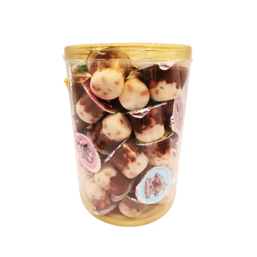 Halal sweet Chocolate Jam With Biscuit cup 400g confectionery for kids