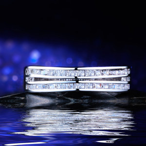 Stackable Ring For Women Sparkling Stone Elegant Party Fashion Finger Jewelry <b>Gift</b> - Product Image 3