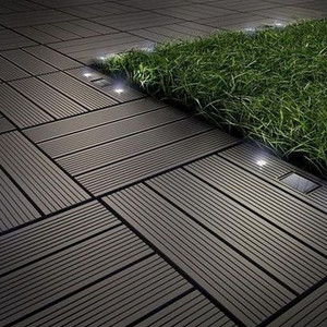Carreaux <span class=keywords><strong>de</strong></span> pont personnalisés en <span class=keywords><strong>bois</strong></span> wpc, 30x30cm, lames <span class=keywords><strong>de</strong></span> sol en plastique Composite, <span class=keywords><strong>pour</strong></span> l'extérieur, bricolage, livraison gratuite, chine - Product Image 5