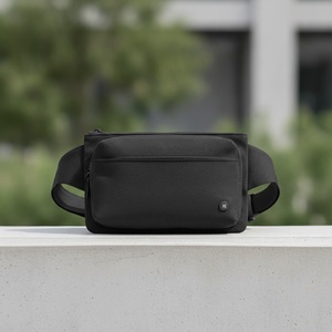 Sac banane éco-responsable en tissu recyclé, imperméable, respirant, léger, multi-poches, avec anneau en D, pour le voyage - Product Image 2
