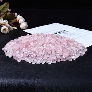 Style attrayant niveau A puces de cristal naturel pierre rose clair en vrac toutes les tailles puces de cristal de Quartz Rose pour accessoires de bijoux - Product Image 3