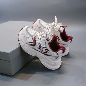 Chaussures décontractées à lacets en maille respirante, nouvelle collection printemps 2025, semelle souple et épaisse pour bébés filles et garçons - Product Image 4