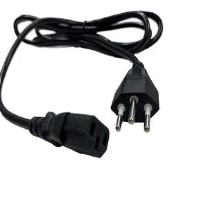 Brésil prise 1m/1.5m/<span class=keywords><strong>3m</strong></span> câble d'<span class=keywords><strong>alimentation</strong></span> ca 0.75mm IEC C13 <span class=keywords><strong>cordon</strong></span> d'<span class=keywords><strong>alimentation</strong></span> pour Dell <span class=keywords><strong>Samsung</strong></span> PC moniteur d'ordinateur imprimante pour LG <span class=keywords><strong>TV</strong></span> lecteur CD - Product Image 1
