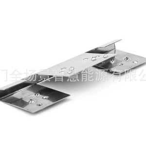 Système de montage solaire : Plaque de mise à la terre en acier inoxydable avec double pointe pour installation photovoltaïque, sablée - Product Image 4