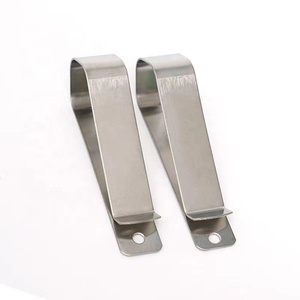 Composants métalliques de précision OEM sur mesure en acier inoxydable, pièces estampées et pliées, clip à ressort estampé - Product Image 2
