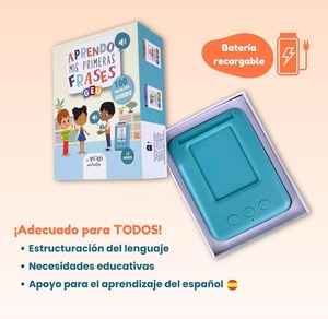 Cartes en <span class=keywords><strong>espagnol</strong></span> avec pictogrammes, cartes flash parlantes, stimulation linguistique et apprentissage des langues, jouet sonore - Product Image 6
