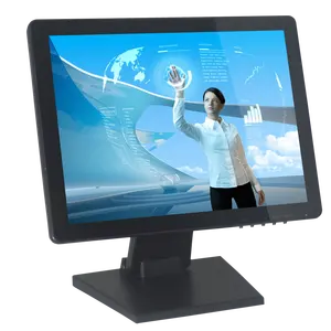Lcd Pos Monitor Met Touchscreen Panel Capacitieve Resistive Usb Touch Screen Monitor
