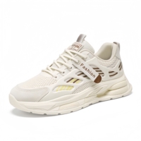 Chaussures en mesh pour hommes, chaussures de sport à semelle épaisse, chaussures de course décontractées, chaussures de papa, baskets décontractées pour hommes, chaussures de sécurité