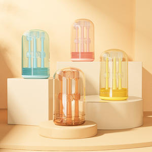 Cepillo de Dientes de Silicona Suave con Cerdas en Forma de U para Limpieza Bucal y de Lengua de Bebés Recién Nacidos, Paquete de Tres - Product Image 2