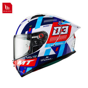 Nuevo Casco de Motocicleta Integral Ligero Unisex MT Kre+ ABS para Pista |   Protección de Liberación Rápida para Todas las Estaciones, Certificación DOT/ECE - Product Image 1
