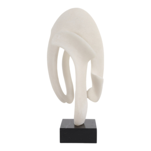 Scultura Decorativa in Resina con Base in Marmo, Elemento d'Arredo Contemporaneo per Soggiorno, Bagno e Tavolino da Caffè - Product Image 4