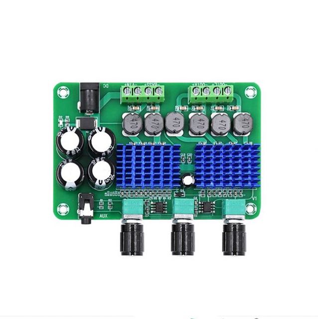 XH-A311 TPA3116D2 HD Digital Amplifier Board 2*50W+100W 2.1 Channel High Power Subwoofer Stereo Audio AMP Volume Control Speaker