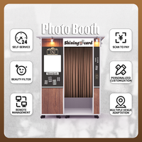 PhotoBooth 照相亭 自动售货机 打印机 软件 标志外壳 远程高科技供应商 热销