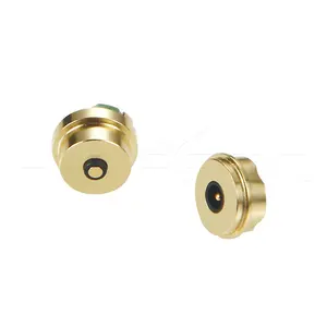 HytePro Self mating gold-plated 2 pin round magnetic pogo pin connector