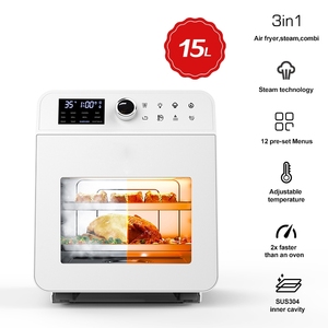 <span class=keywords><strong>AirFly</strong></span>-freidora de aire a vapor, horno de electrodoméstico inteligente, sin aceite, multicocina, revestimiento de acero inoxidable - Product Image 3