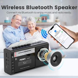 Lecteur de cassettes Boombox solaire/batterie rechargeable/lampe torche, radio portable, enregistreur de cassettes sans fil, lecteur de cassettes radio - Product Image 3