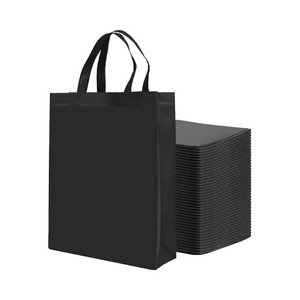 Personalizado personalizado no tejido publicidad reutilizable tela bolsas de compras patrón tipo carta para regalos promocionales reciclables - Product Image 1