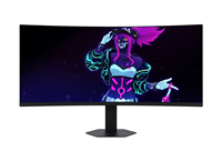 Nouvel écran d'ordinateur LED ultra-large 34 pouces 4K75Hz HDR avec support rotatif réglable en hauteur, double DP, double affichage pour bureau professionnel