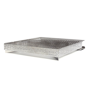 <span class=keywords><strong>Plateau</strong></span> <span class=keywords><strong>de</strong></span> fumage robuste en acier inoxydable perforé, résistant à la chaleur, pour la découpe et le pliage, idéal pour le barbecue domestique et commercial - Product Image 4