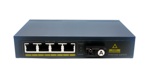 Convertidor de Medios SC en Oferta, Switch Ethernet 10/100M, 20KM, 1 SC + 4 RJ45, Switch PoE de Fibra Óptica, Convertidor de Medios de Red de Fibra - Product Image 2