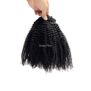 VMAE Afro 4A 4B 4C Unprocessed Full Cuticle Aligned Raw <strong>Hair</strong> for <strong>Black</strong> Women <strong>Clip</strong> <strong>in</strong> Virgin <strong>Hair</strong> <strong>Extensions</strong> - Product Image 5