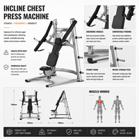 Machine de musculation latérale professionnelle haute performance pour l'entraînement précis de la force et la sécurité des jambes