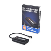 Adaptateur HDMI multifonctionnel pour PSP 2000/3000, adaptateur HDMI HDTV pour PSP 2000 et PSP 3000, prend en charge la sortie 1080p