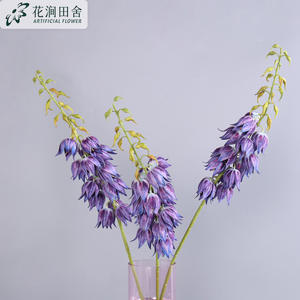 H-589 Faux Bluebell Flower Real Touch Muguet Longue Tige <span class=keywords><strong>Jacinthe</strong></span> Décor De Mariage - Product Image 3